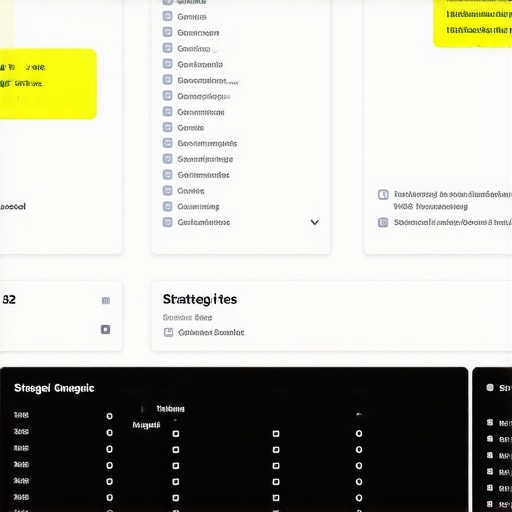 Screenshot of Google My Business profile with optimization elements and analytics dashboard.