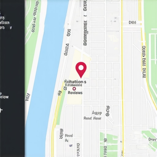 Screenshot of a local map SEO analytics dashboard with charts and metrics