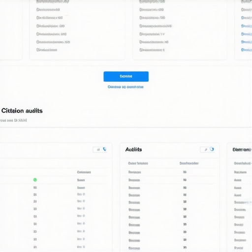 Screenshot displaying citation and ranking analytics for local SEO