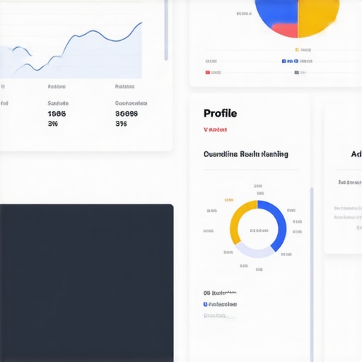 Screenshot displaying ranking reports and profile audit tools for local SEO
