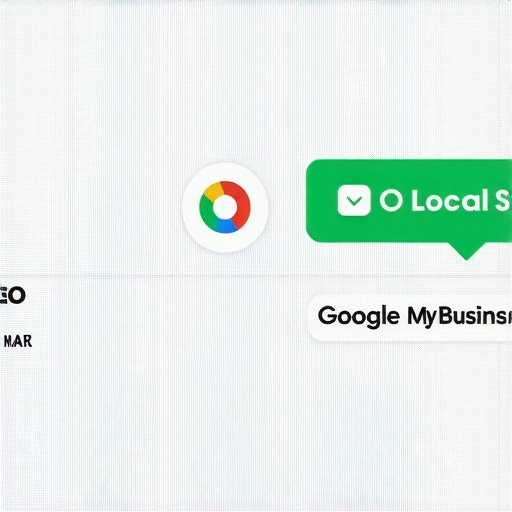 Diagram illustrating key steps in local SEO optimization for Google Maps rankings
