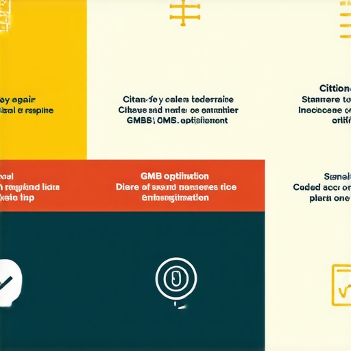 Infographic showing step-by-step local SEO tactics for 2026 including citation and profile optimization.