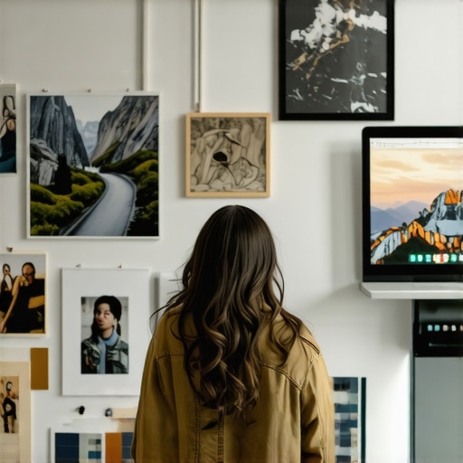 Business owner enhancing Google My Business profile with fresh photos and detailed descriptions.