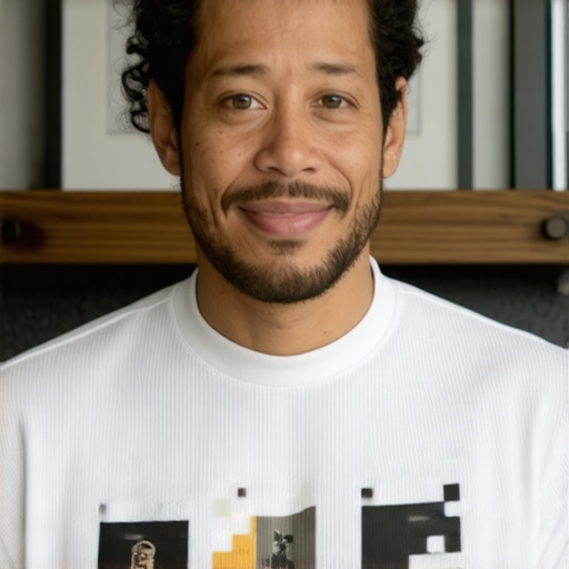 Business owner updating GMB profile with images and structured data