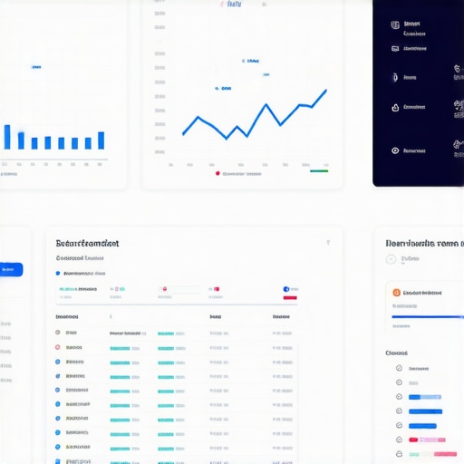 Laptop screen displaying local SEO analytics and citation management tools.
