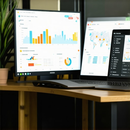 SEO Tools in Action for Map Pack Maintenance Screenshot of BrightLocal and GeoRanker dashboards monitoring local SEO performance.