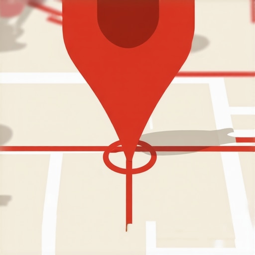 Visual Map Network Strategy Diagram showing interconnected local business markers on a map representing map SEO strategies.