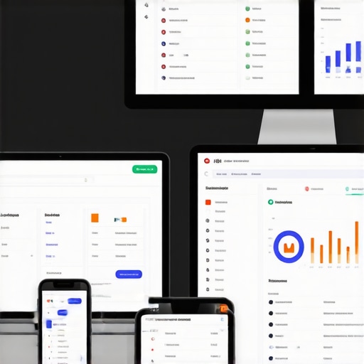 Digital SEO Management Workspace Screens showing local SEO tools, citation data, and Google My Business dashboard for map pack optimization.