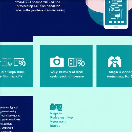 Illustration of local SEO tactics including content, reviews, backlinks, and proximity signals