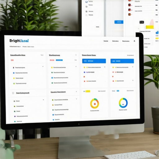 Screenshot of map SEO tools and citation audit dashboards for local optimization.